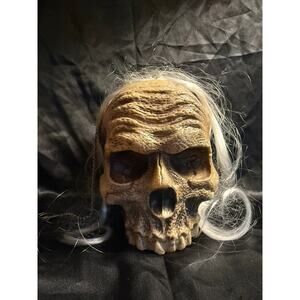 Hanging motion detector Halloween Skull prop with sound effects